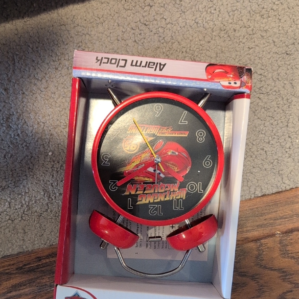 Cars Red Alarm Clock - Picture 3 of 5